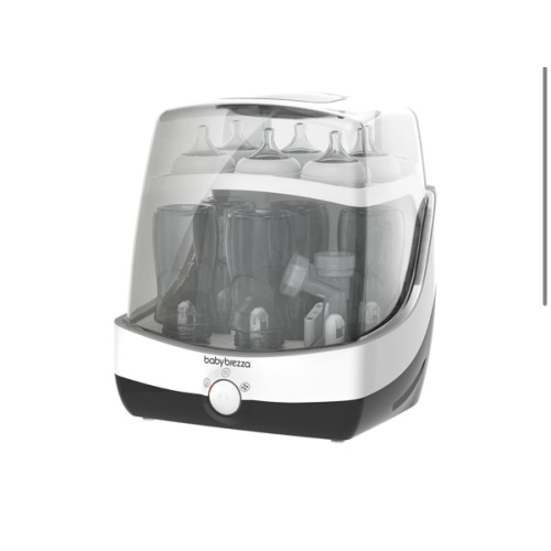 Baby Brezza Superfast 10 Minute Baby Bottle Sterilizer + Dryer - 75% Faster Drying – Universal Electric Steam Sterilization for All Bottles, Pacifiers + Breast Pump Parts