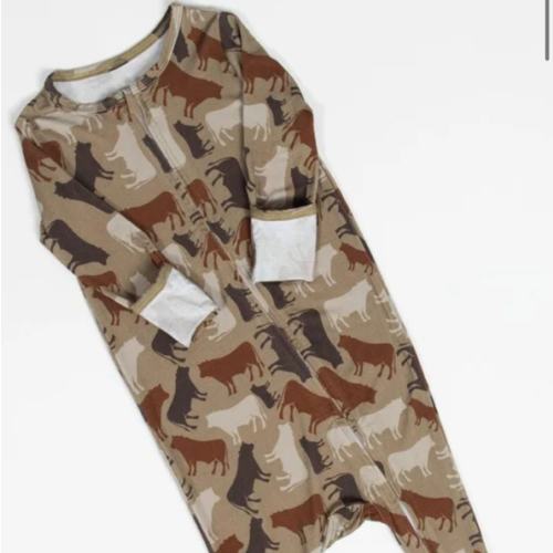 Cow Camo™ Baby Bamboo Pajamas - American Farm Company