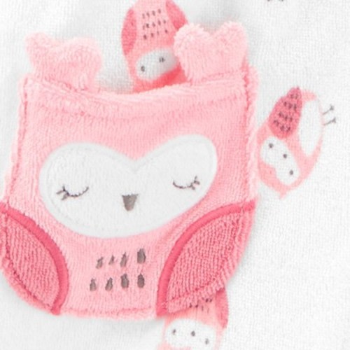 Baby Girls' Owl Bath Robe - Just One You® made by carter's Pink
