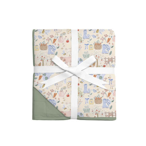 Honey and Hen Quilted Blanket