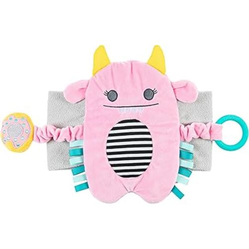 Dr. Brown's Gripebelt Heated Belly Band, Soothe Baby's Tummy with Gentle Warmth and Compression, Monster, 3m+, Pink