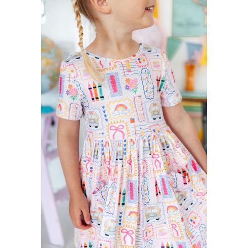 Art Class S/S Pocket Twirl Dress