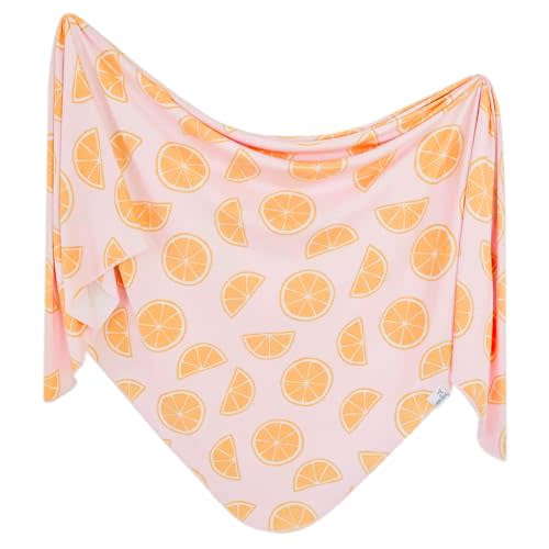 Copper Pearl Baby Swaddle Blanket - Premium Knit Baby Blanket, Large Soft Stretchy Receiving Blankets for Baby Boy and Girl, Swaddles for Newborn, Infant, and Toddler (Cutie)