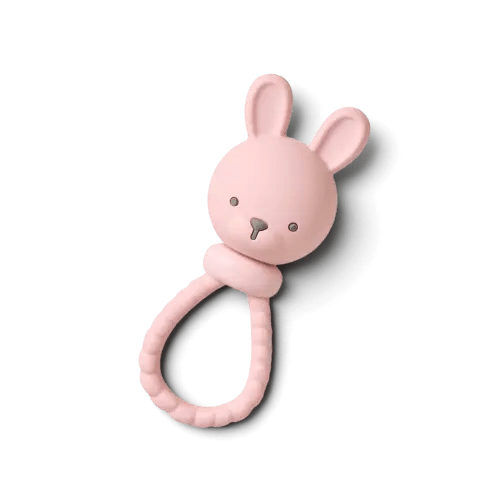 Shake & Smile™ Silicone Rattle Teether – Itzy Ritzy
