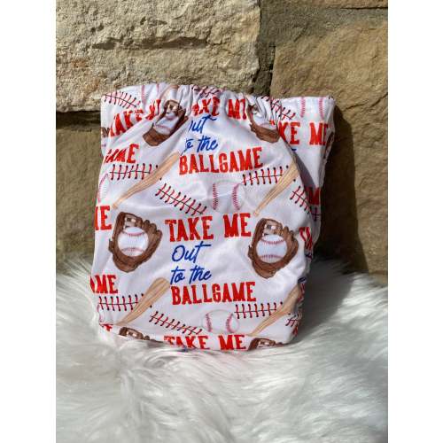 One Size Pocket "Take Me Out To The Ballgame"-In Stock