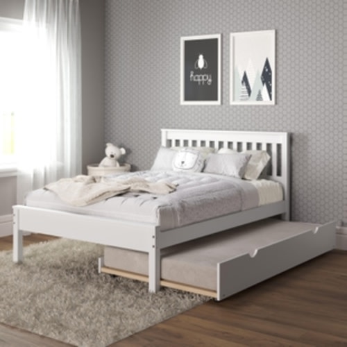 Donco Kids Contempo Mission Full Bed with Twin Trundle