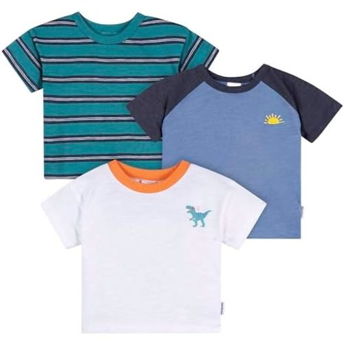 Gerber Baby Boys' and Toddler 3-Pack Short Sleeve Pocket Tees