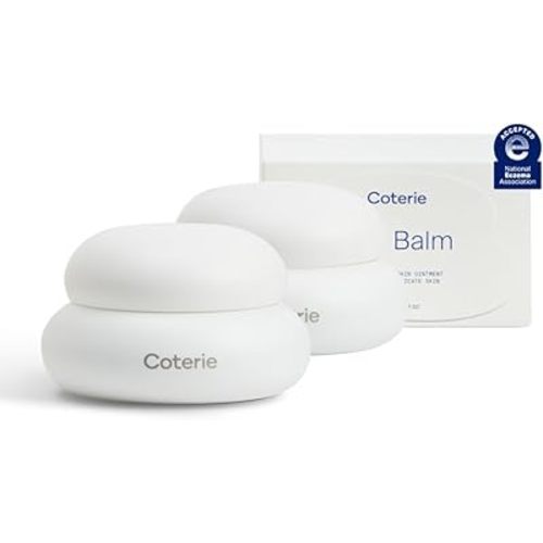 Coterie Bun Balm | 4.59 oz Diaper + Dry Skin Balm | Pack of 2 | Moisturizing Baby Skin Relief Ointment, Fragrance Free, Petrolatum Free, Safe for Sensitive Skin, Hypoallergenic, Eczema Safe