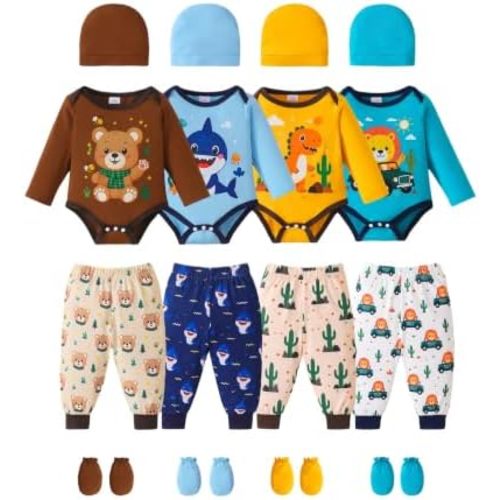 Baby Boy Girl Clothes Newborn Essentials Unisex Must Haves 20Pcs Set Cute Infant Outfits 0 3 6 9 12 18 Months