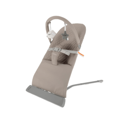 Nuby Baby Bouncer Seat, Beige