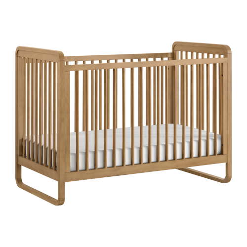 Oxford Baby Braxton Convertible Island Crib Honey Wood