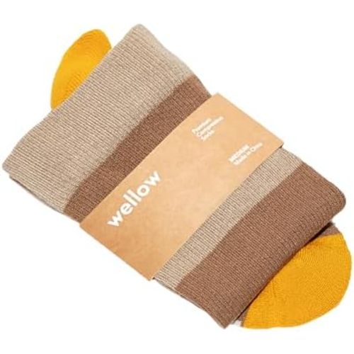 Wellow Premium Socks (Compression Socks - Regular) for Men & Women, Made with Viscose from Bamboo, Knee High, 18-25 mmHg