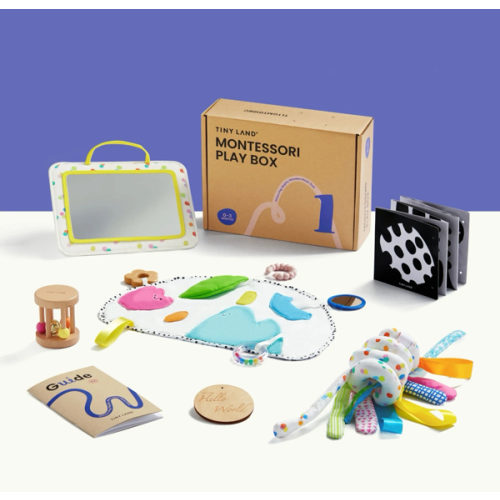 Tiny Land® Montessori Toys for Newborns (0–3 Months)