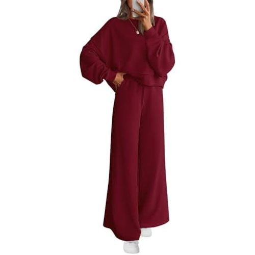 PRETTYGARDEN Women 2 Piece Outfits Fall Sweatsuit Lounge Set