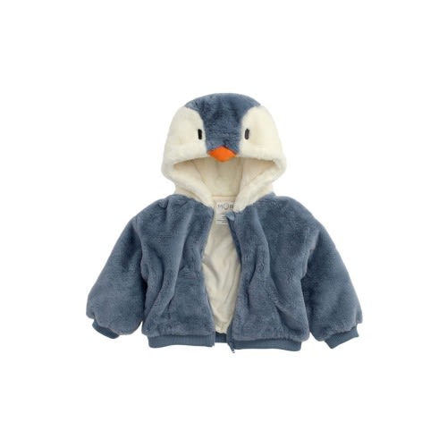 Faux Fur Character Hooded Jacket, 0-3M
