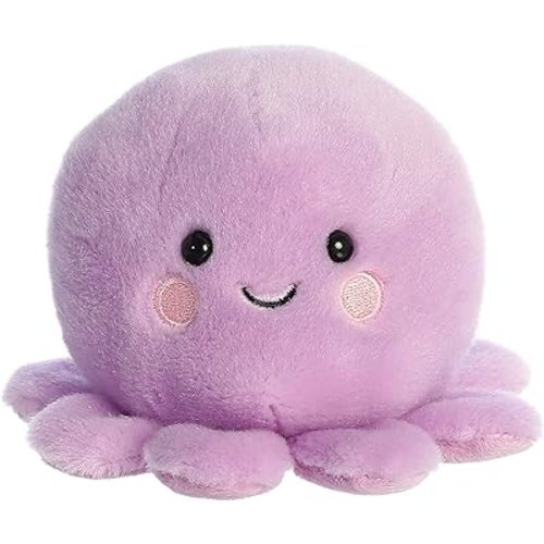 Aurora® Adorable Palm Pals™ Oliver Octopus™ Stuffed Animal - Fun Collectible Plush for Kids and Adult Collectors - Perfect for Decorating Rooms and Birthday Gifts - Purple 4.5 Inches