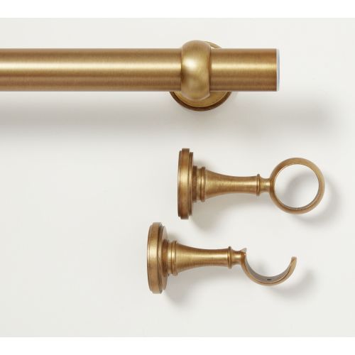 (See note) Somorset Curtain Rod w/ Finials