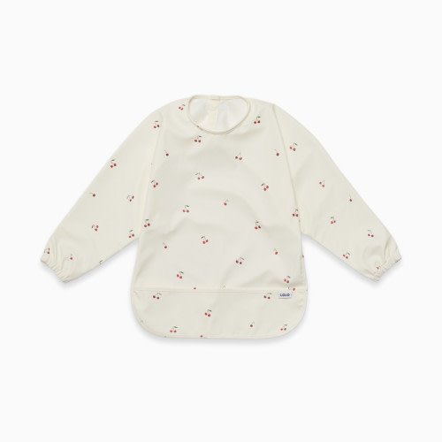 Lalo Smock Bib - Cherry