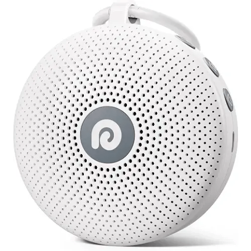 Dreamegg Portable Noise Machine for Baby Adult, Features Powerful Battery, 21 Soothing Sound, Noise Canceling for Office & Sleeping, Sound Therapy for Home, Travel, Registry Gift, Classic White