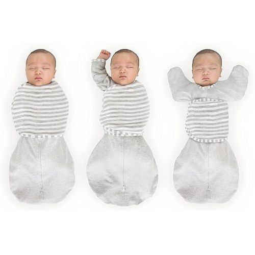 SwaddleDesigns 6-Way Omni Swaddle Sack, Arms Up Swaddle for Newborn, More Options to Calm Startle Reflex, Improves Sleep