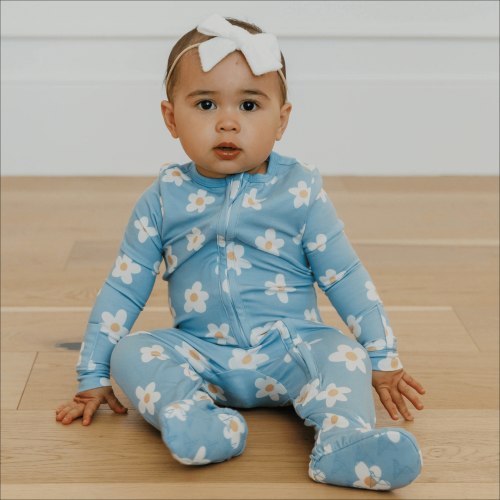 Zip-Up Footie Pajama - Della