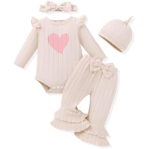 Renotemy Infant Baby Girl Clothes Newborn Outfit Essentials Preemie-12Month