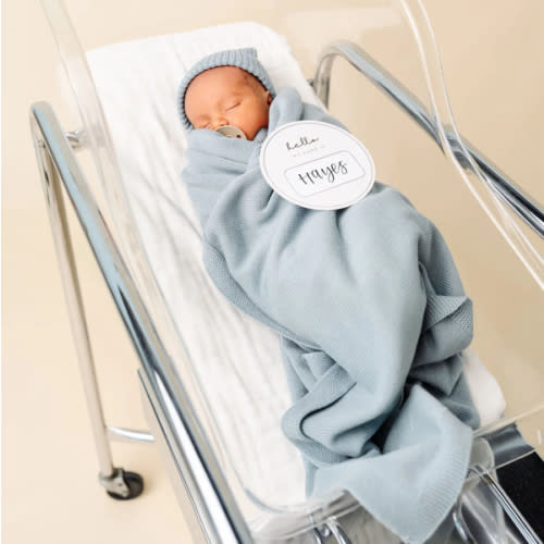 Knit Blanket - Steele