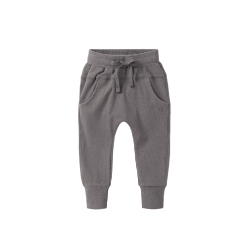 Ribbed Jogger - Graphite