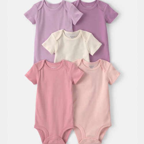 Baby Girl 5-Pack Multipack Bodysuits | Carter’s Oshkosh Canada