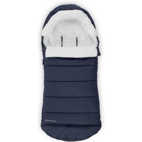 UPPAbaby CozyGanoosh Footmuff - Easily Attaches to UPPAbaby Strollers + RumbleSeat - Ultra-Plush, Weather-Proof - Winter Stroller Cover - Noa (Navy)