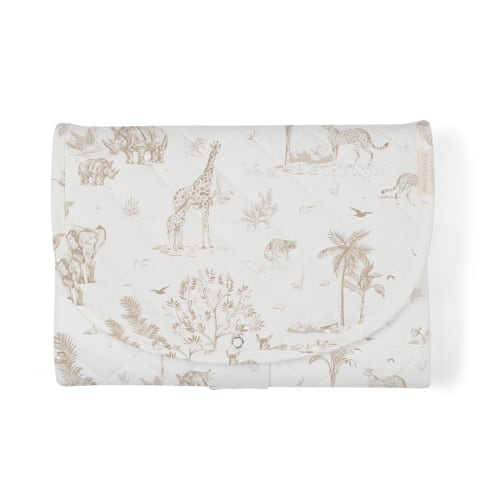Organic Portable Changing Mat - Safari