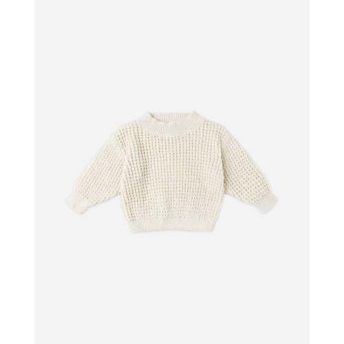 Chunky Knit Sweater || Natural – Quincy Mae