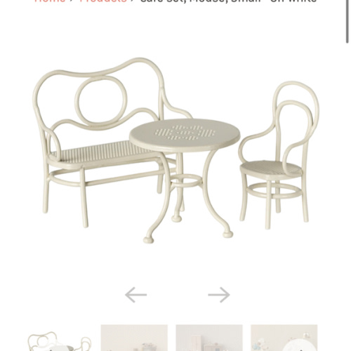 Café set, Mouse, Small - Off white - Maileg USA