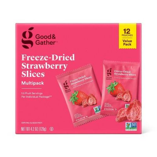 Freeze Dried Strawberry Slices - 12ct - Good & Gather™