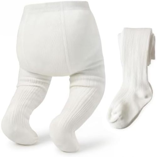 Zando Cozy Baby Tights Soft Cotton Thick Infant Leggings for Girls 0-6T