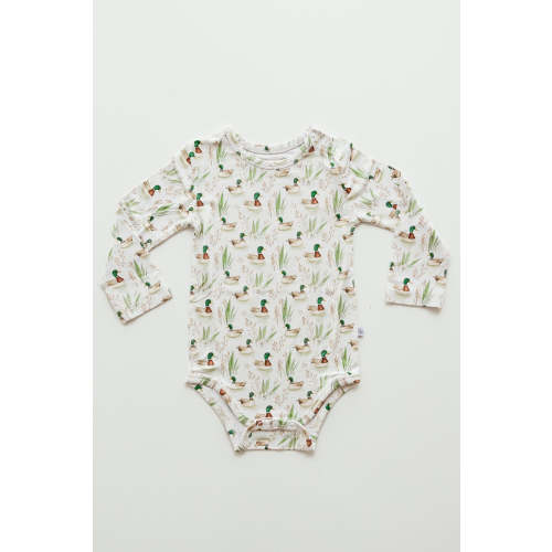Mallard Duck Bamboo Long Sleeve Bodysuit – Soft & Unisex
