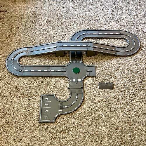 BRIO Compatible Road Bundle with Train Track Intersection -“Deluxe Loop” | Etsy IllumiShrooms