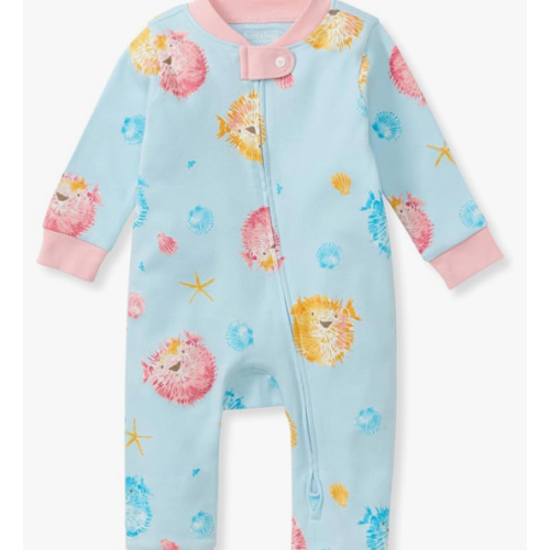 Burt's Bees Baby Boys Sleep and Play PJs, 100% Organic Cotton One-Piece Zip Front Romper Jumpsuit Pajamas