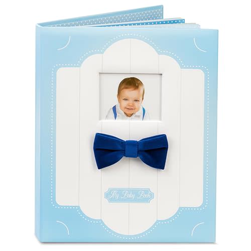 Baby Book Memory Boy - Baby Book Keepsake, Baby Memory Book and Album for Boy, Journal from Pregnancy to First 5 Years, Scrapbook to Record Memories, Milestones and Photos, Baby Book (Blue)