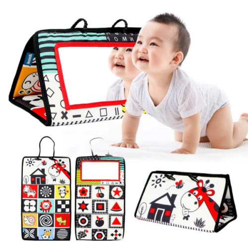 Baby Mirror Toy | Tummy Time Mirror | Montessori Toys – Montessori Toys