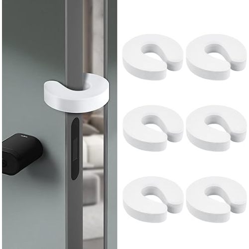 6 Pack Door Finger Pinch Guard, Anti Door Slam Stopper, Cat Toddler Door Stopper, Foam Baby Child Proof Door Stopper, Baby Proofing Doors to Keep Door Open Stop Door from Slamming