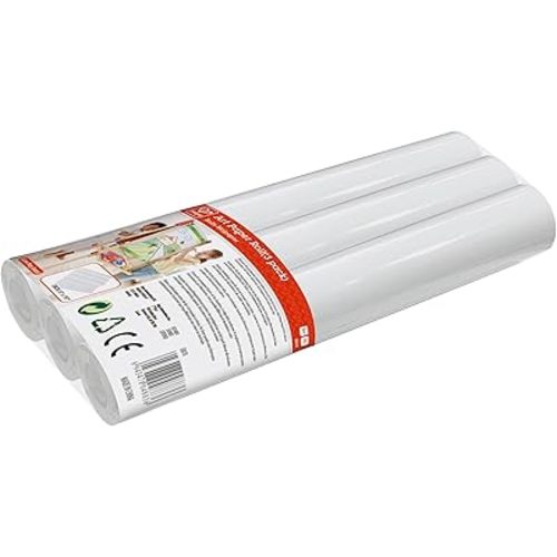 Hape Art Paper Roll Replacement, 3-Pack| Arts, Drawing and Painting for Kid's Art Easel Paper, Each 15"X 787"