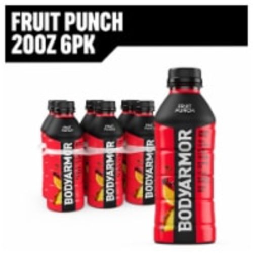 BODYARMOR® Fruit Punch Sports Drink Bottles, 6 bottles / 20 fl oz