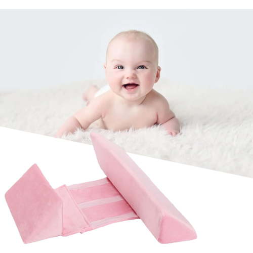 Triani Sleeping Pillow Breathable Pillow Side Sleeper Weddge Adjustable Pillow Removable and Washable Breathable Bedding(Pink)