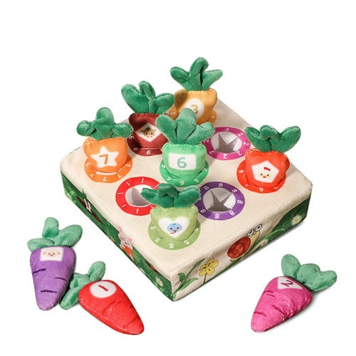 GYRATEDREAM Baby Toys for 1+ Year Old, Educational Toys,Educational Shape Sorting Toys with Farm Carrot, Fine Motor Skills Game, Ideal Gift for Kids Age 1-3