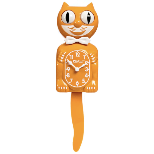 Orange kit kat clock