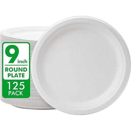 Any type of 100% paper plates