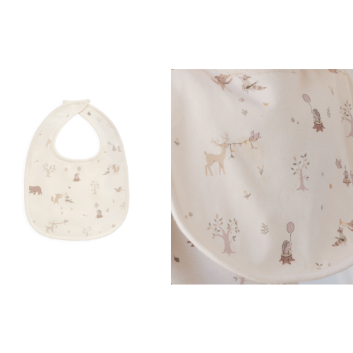Organic Cotton Bib - Party Animals
