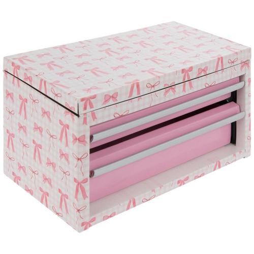 Pink Bows & Gingham Mini Tool Box