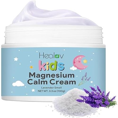 Magnesium Lotion for Kids – Pure Soothing Magnesium Cream for Relaxation, Better Sleep, Muscle Health, Leg & Joint Care – Topical Magnesium Butter for Sleep Aid – Non-Greasy, Safe, Easy to Use